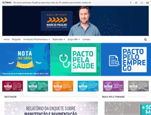 Tablet Screenshot of marciopauliki.com.br